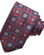 Dion Ties Ornate Medallion Silk Tie
