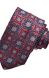 Dion Ties Ornate Medallion Silk Tie