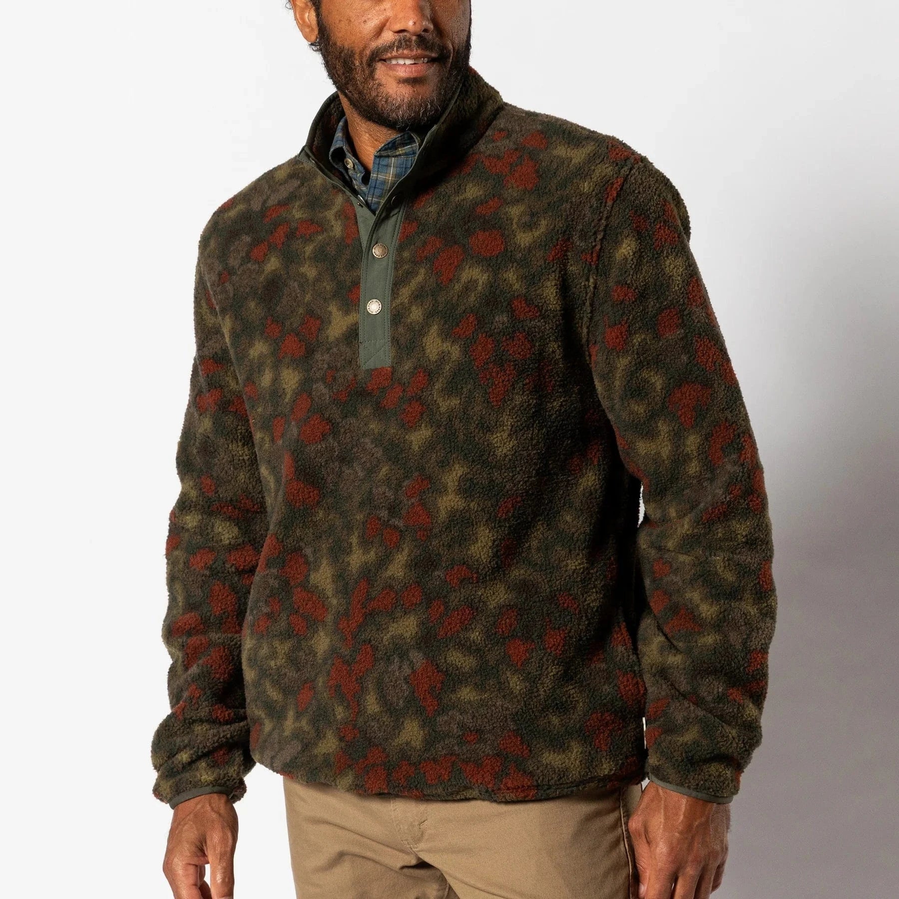 Duck Head 1/4 Zip 369 / S Pineview Fleece 1/4 Snap Pullover