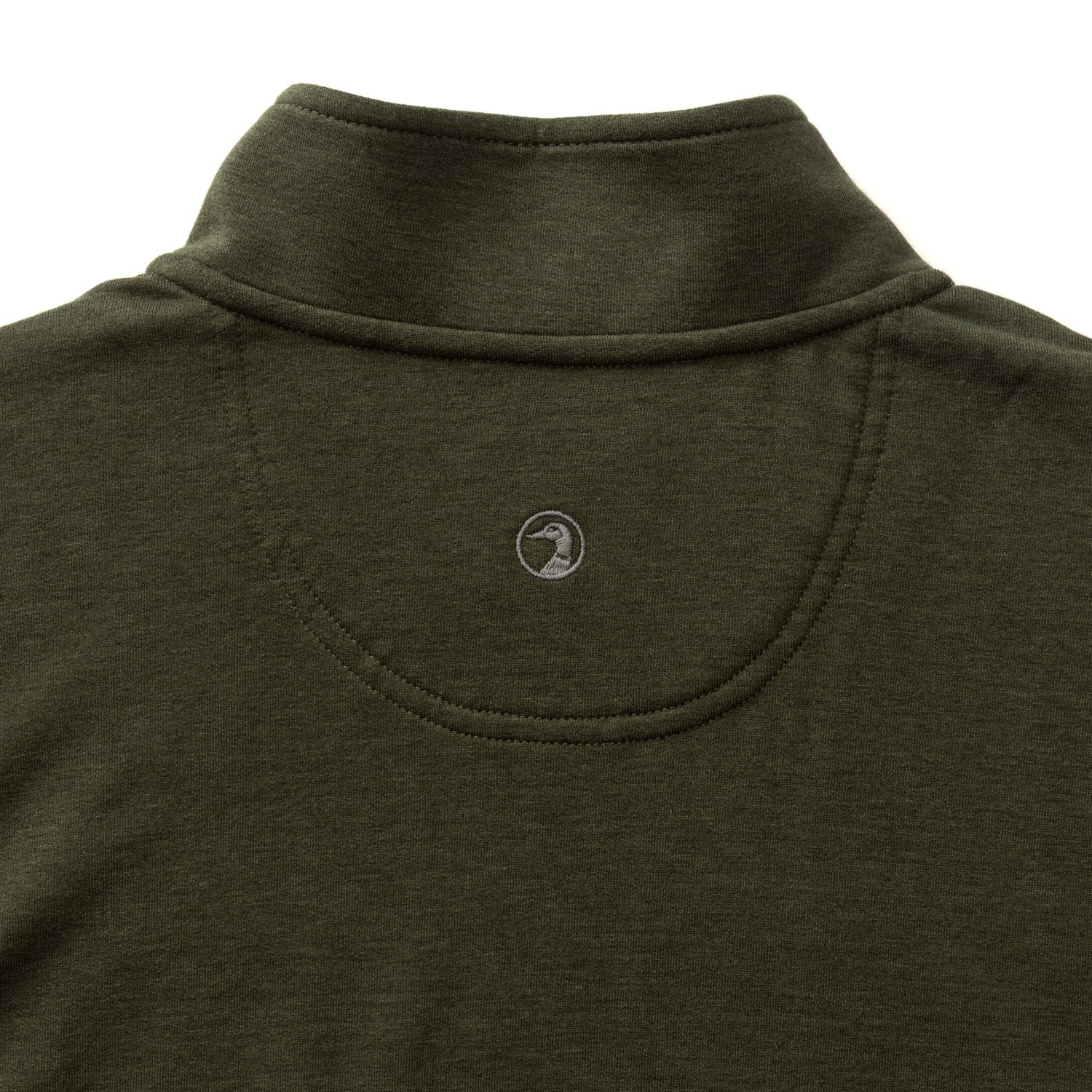 Duck Head 1/4 Zip Dunmore Performance 1/4 Zip in Deep Olive