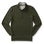 Duck Head 1/4 Zip Dunmore Performance 1/4 Zip in Deep Olive