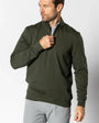 Duck Head 1/4 Zip Dunmore Performance 1/4 Zip in Deep Olive
