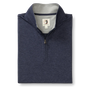 Duck Head 1/4 Zip Dunmore Performance 1/4 Zip in Maritime Blue Heather