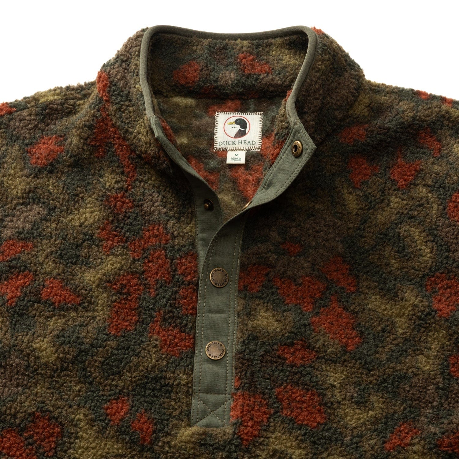 Duck Head 1/4 Zip Pineview Fleece 1/4 Snap Pullover