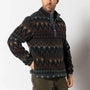 Duck Head 1/4 Zip Pineview Fleece 1/4 Snap Pullover in Wicks Print