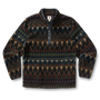 Duck Head 1/4 Zip Pineview Fleece 1/4 Snap Pullover in Wicks Print