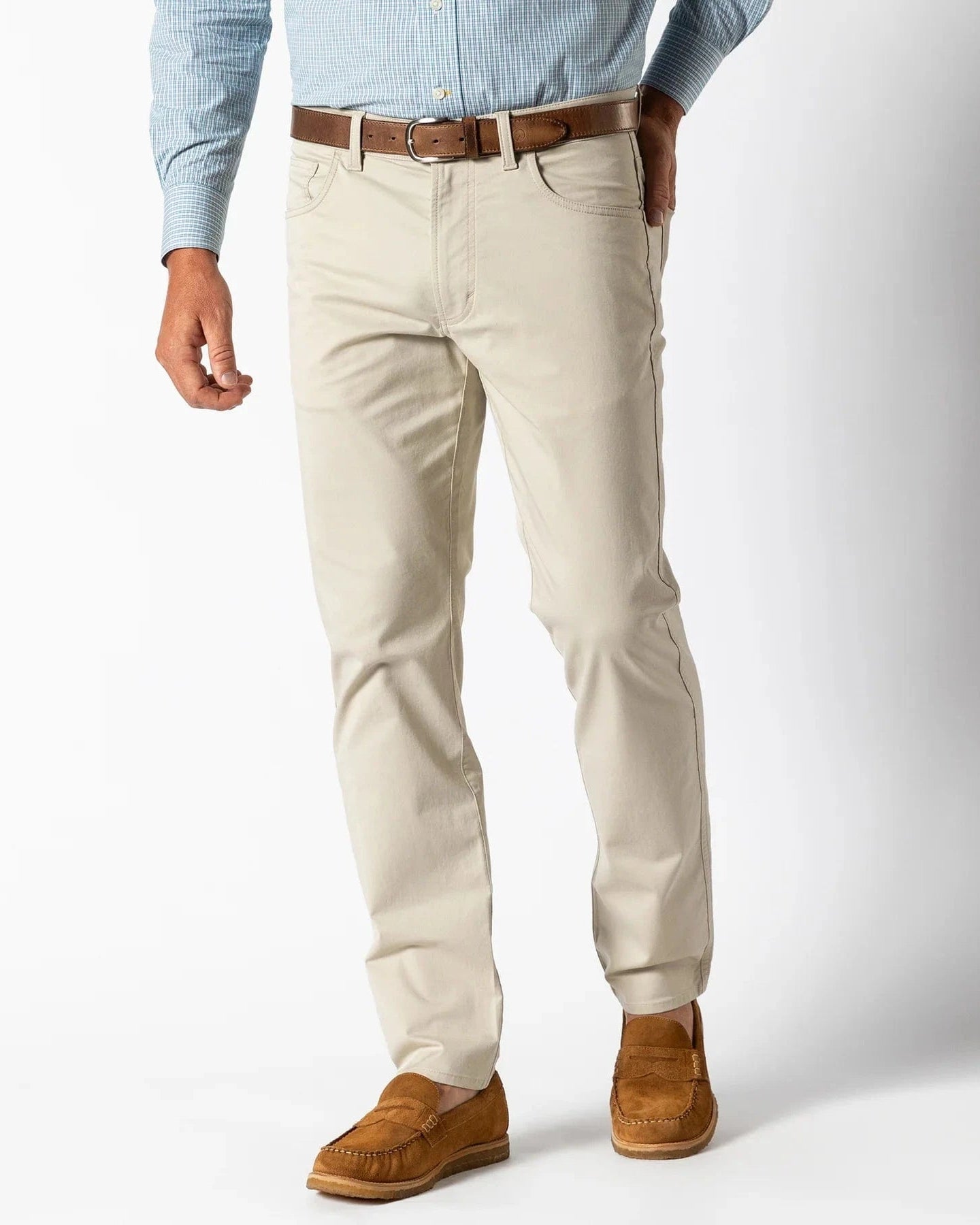 Duck Head 5-Pockets 021 STONE / 28X30 Classic Fit Pinpoint Canvas Five-Pocket