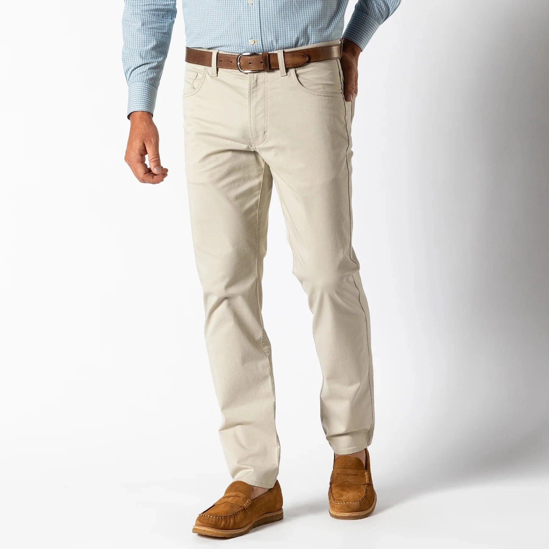 Duck Head 5-Pockets 021 STONE / 28X30 Classic Fit Pinpoint Canvas Five-Pocket