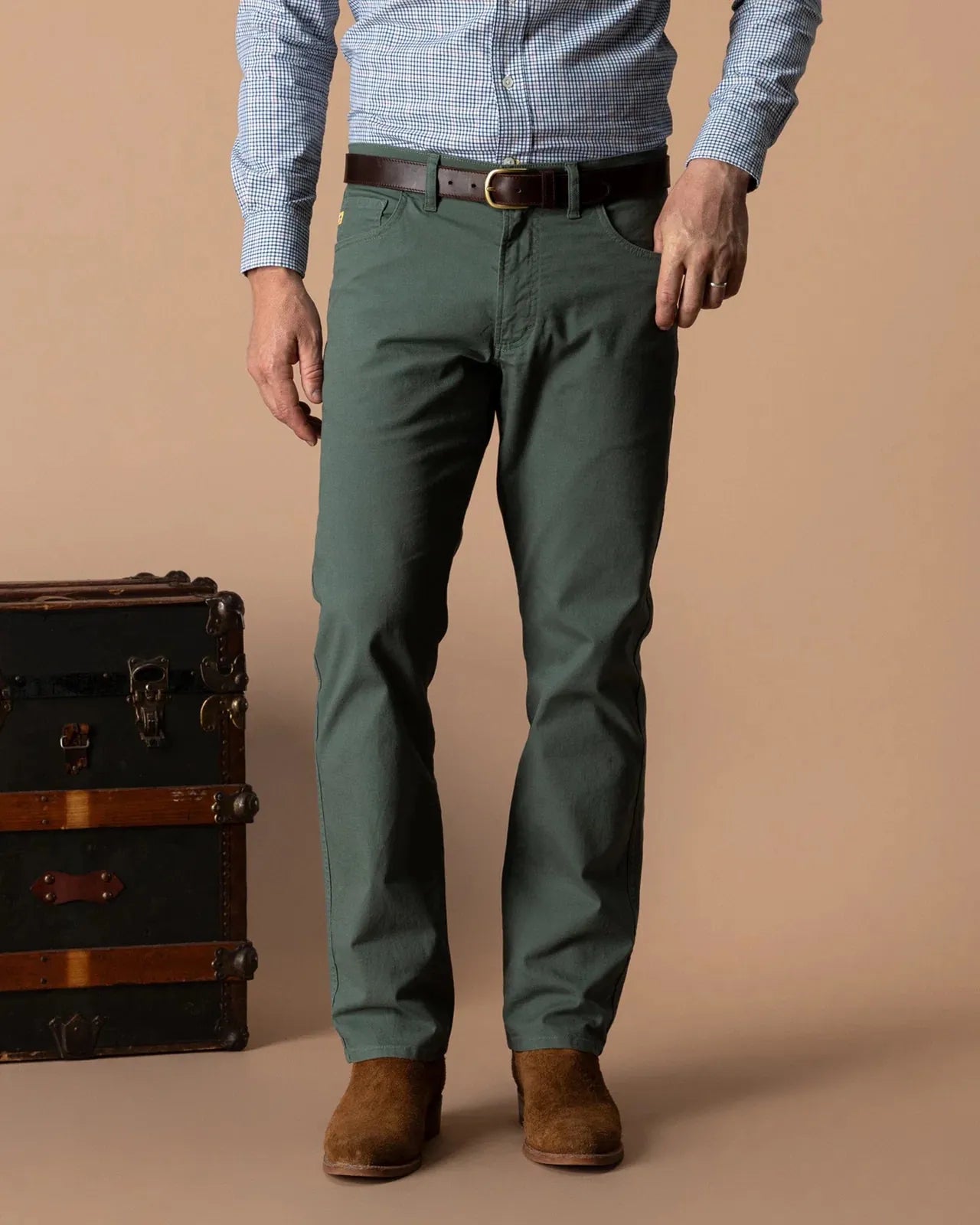 Duck Head 5-Pockets Classic Fit Pinpoint Canvas Five-Pocket