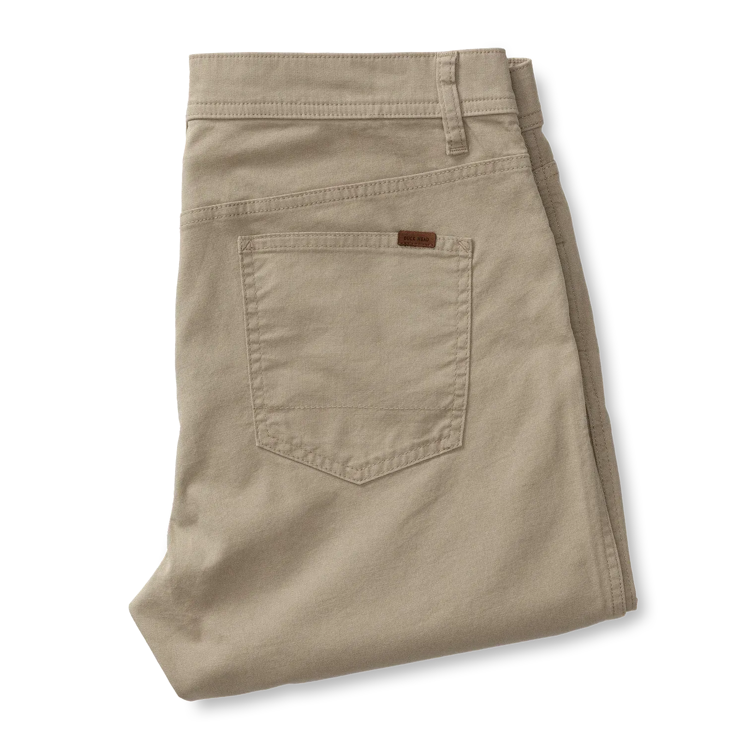 Duck Head 5-Pockets Classic Fit Pinpoint Canvas Five-Pocket in Khaki