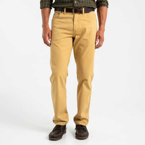 Duck Head 5-Pockets Field Canvas Five-Pocket- Golden Wheat