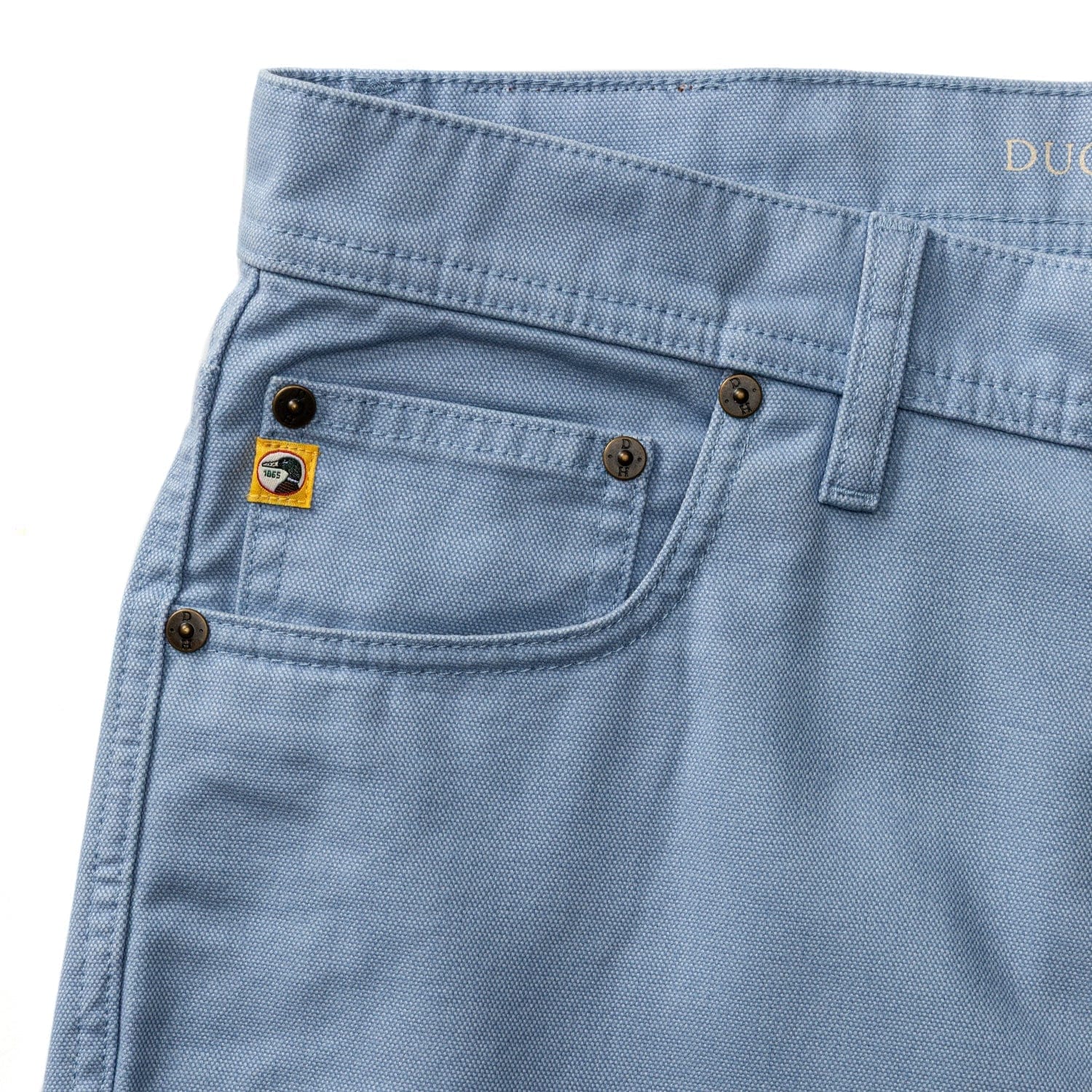 Duck Head 5-Pockets Field Canvas Five-Pocket in Chambray Blue