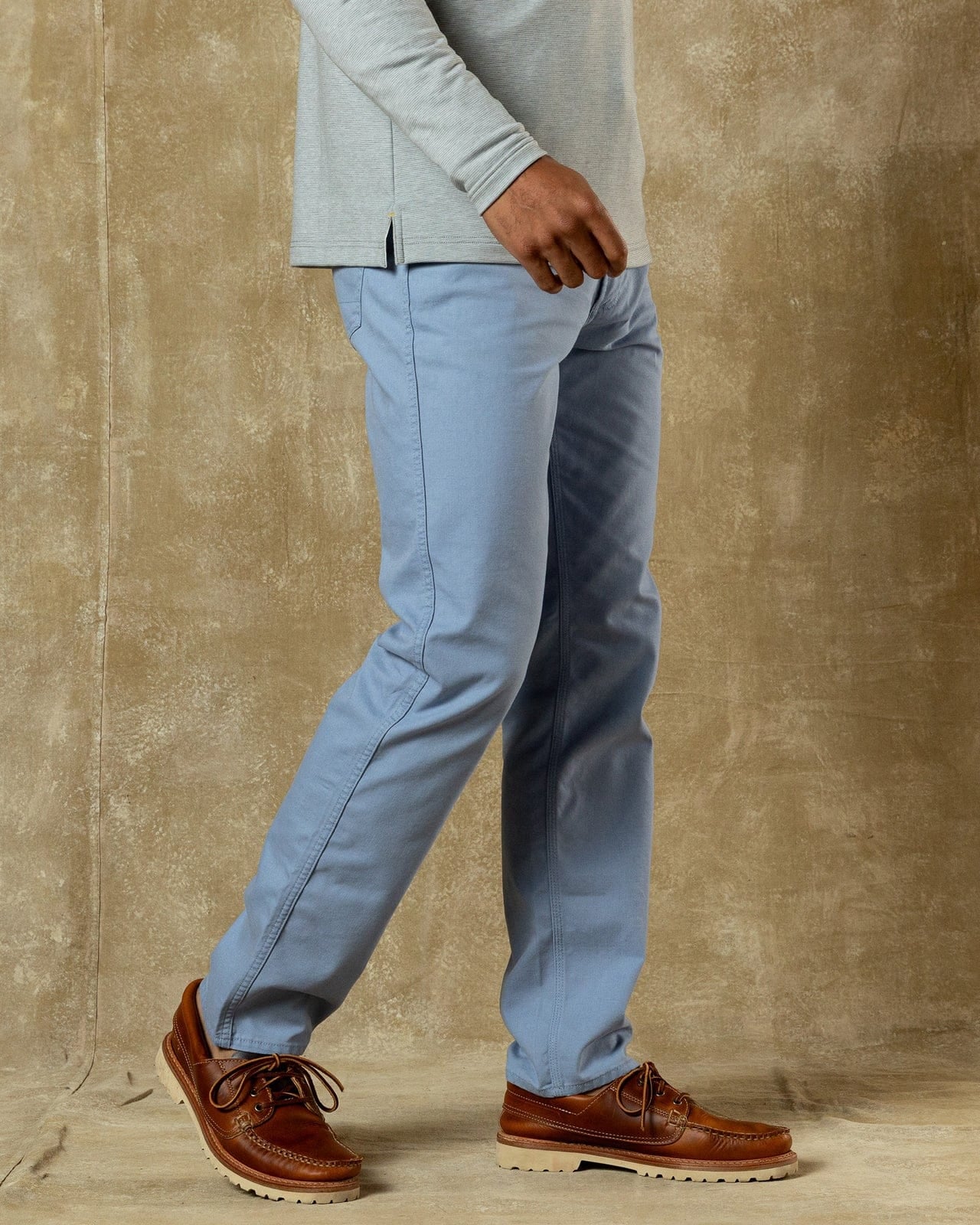 Duck Head 5-Pockets Field Canvas Five-Pocket in Chambray Blue