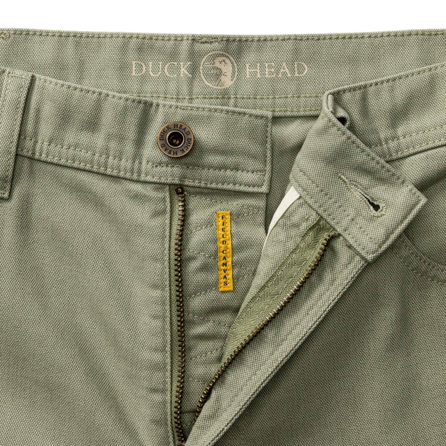Duck Head 5-Pockets Field Canvas Five-Pocket in Slate Green