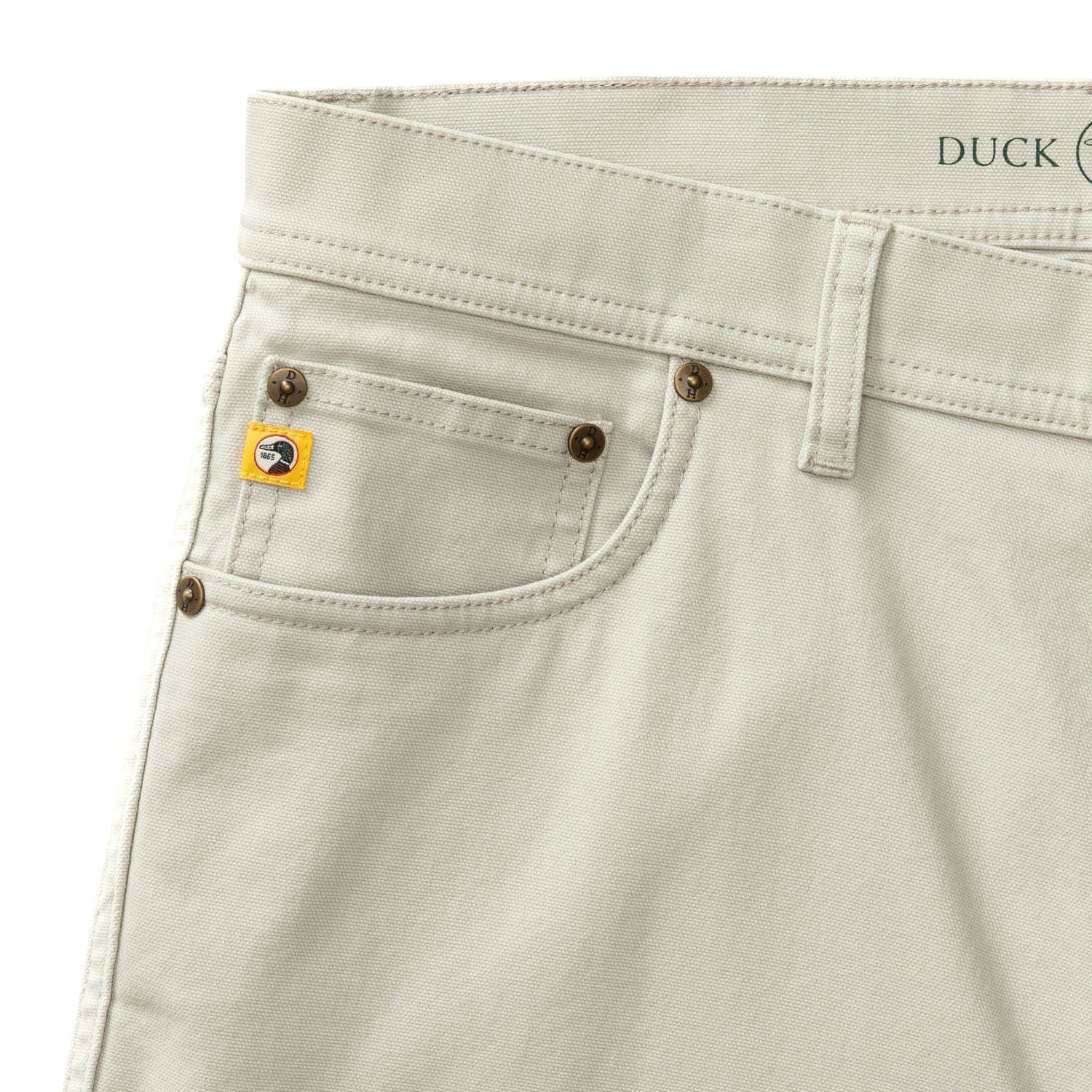 Duck Head 5-Pockets Field Canvas Five-Pocket in Stone