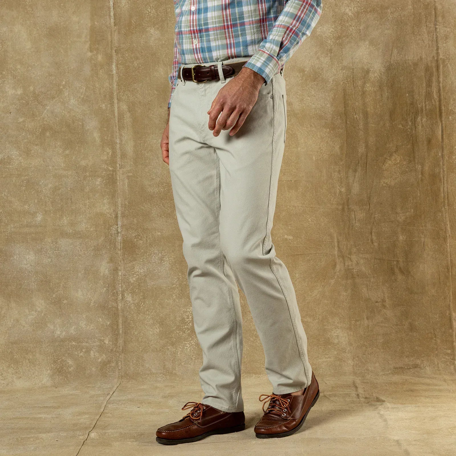 Duck Head 5-Pockets Field Canvas Five-Pocket in Stone