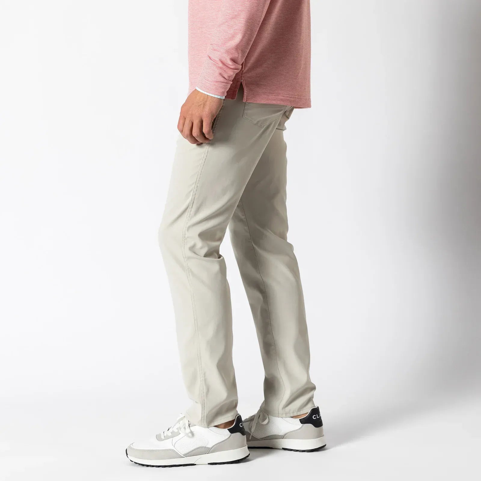 Duck Head 5-Pockets Long Drive Performance Five-Pocket in Stone