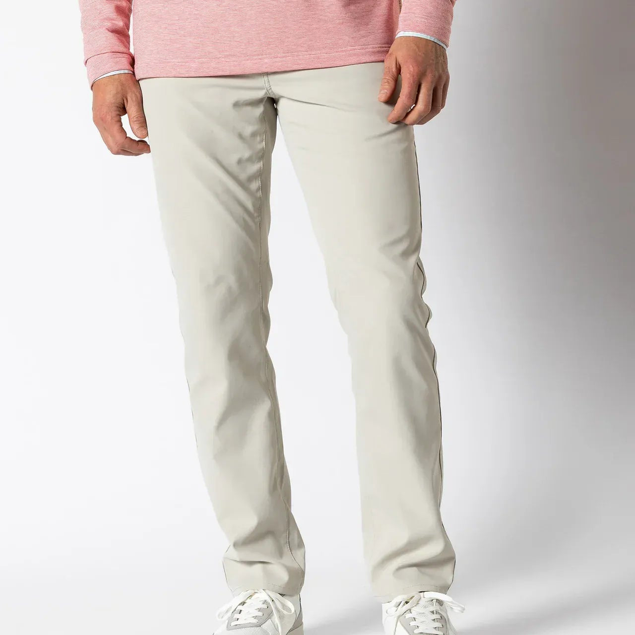 Duck Head 5-Pockets Long Drive Performance Five-Pocket in Stone