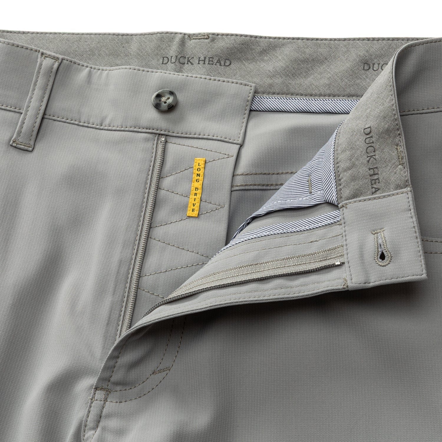 Duck Head 5-Pockets Long Drive Performance Five-Pocket in Ultimate Grey