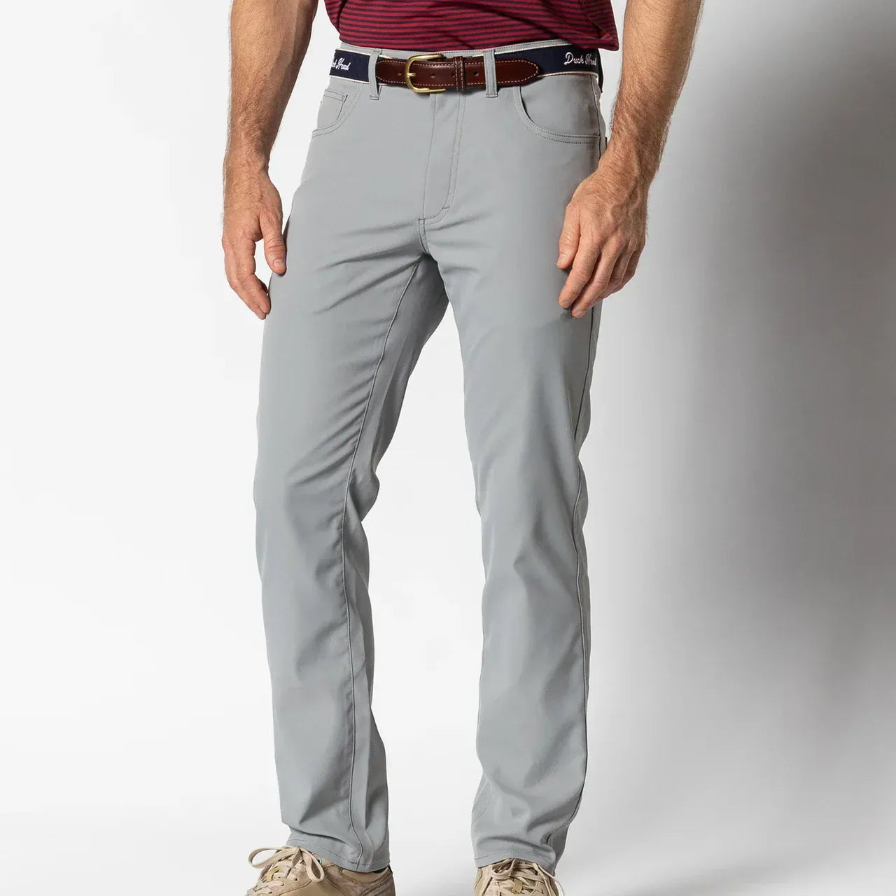 Duck Head 5-Pockets Long Drive Performance Five-Pocket in Ultimate Grey