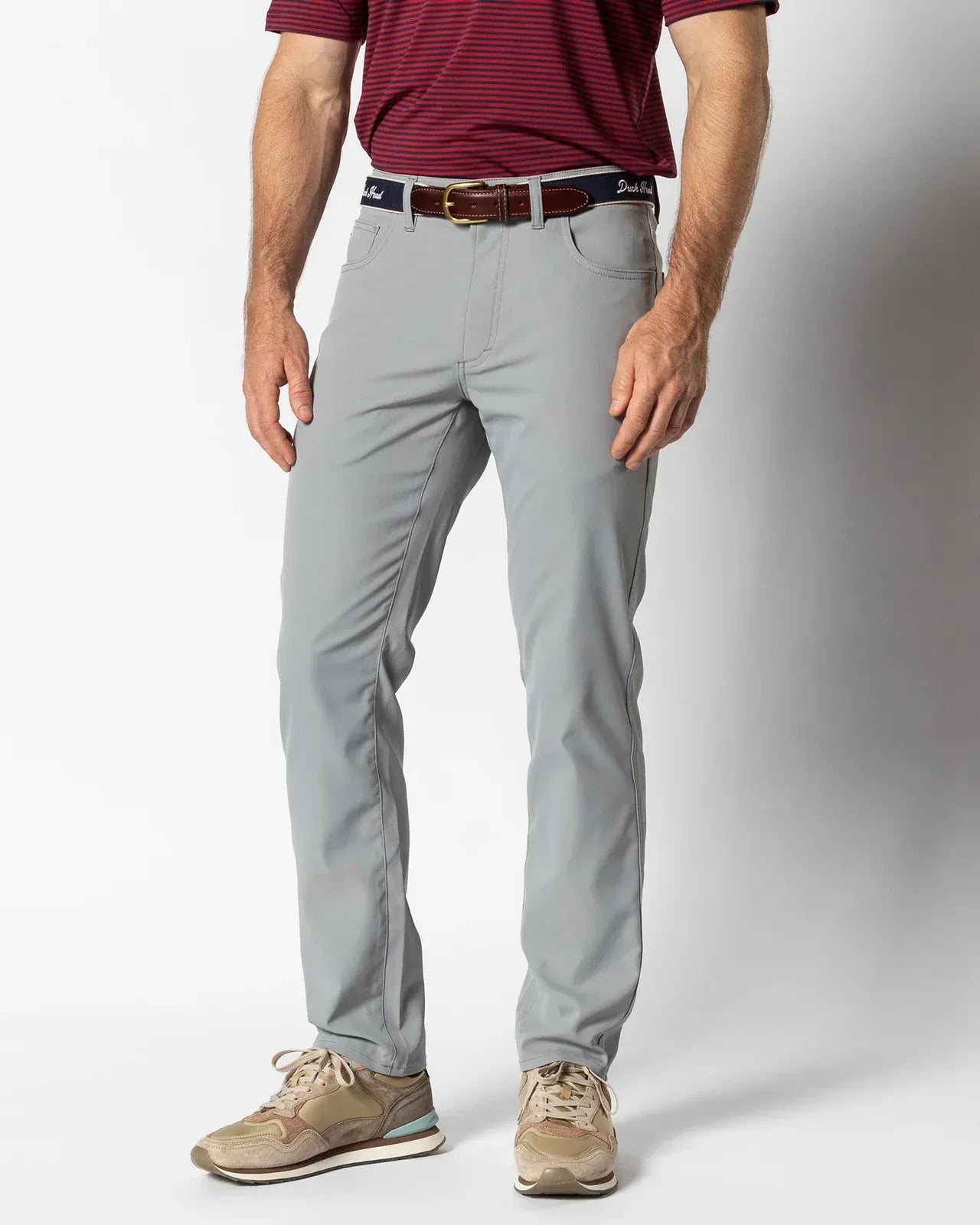 Duck Head 5-Pockets Long Drive Performance Five-Pocket in Ultimate Grey