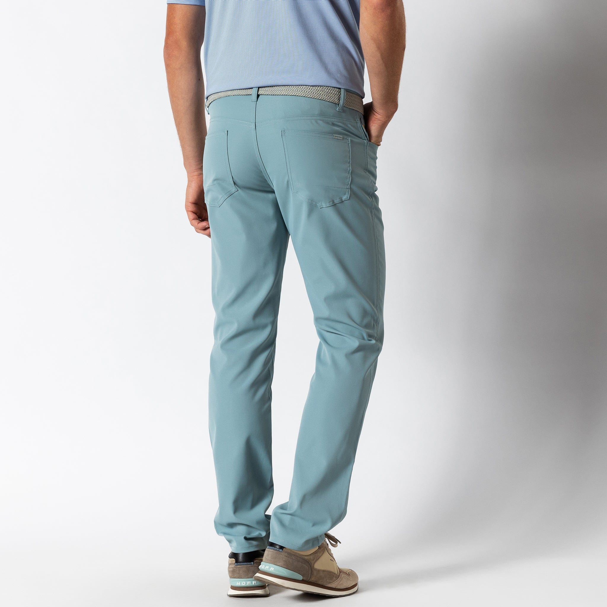 Duck Head 5-Pockets Long Drive Performance Five-Pocket - Mineral Blue