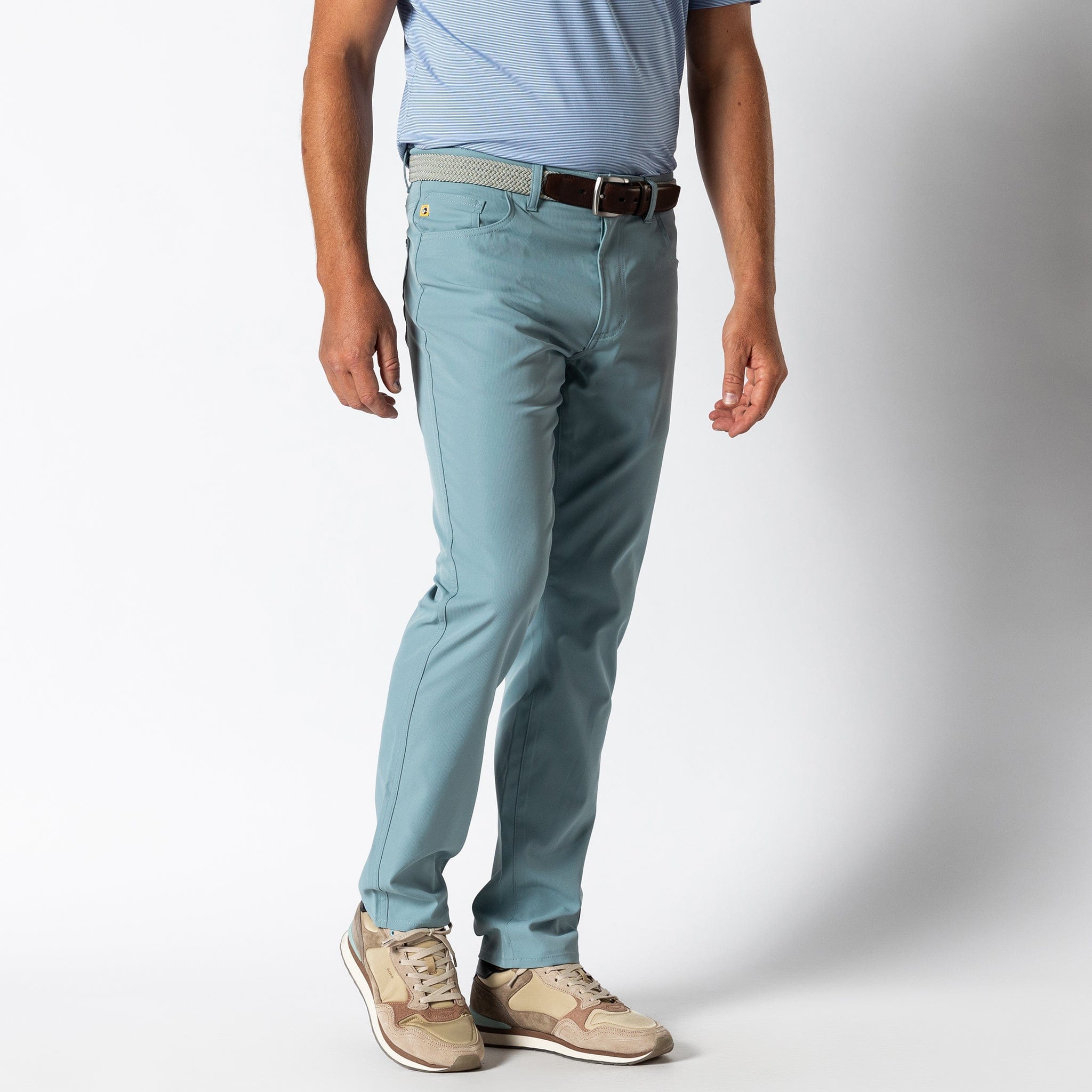Duck Head 5-Pockets Long Drive Performance Five-Pocket - Mineral Blue