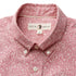 Duck Head Camp Shirt Woodville Cotton Chambray Sport Shirt in Rosewood