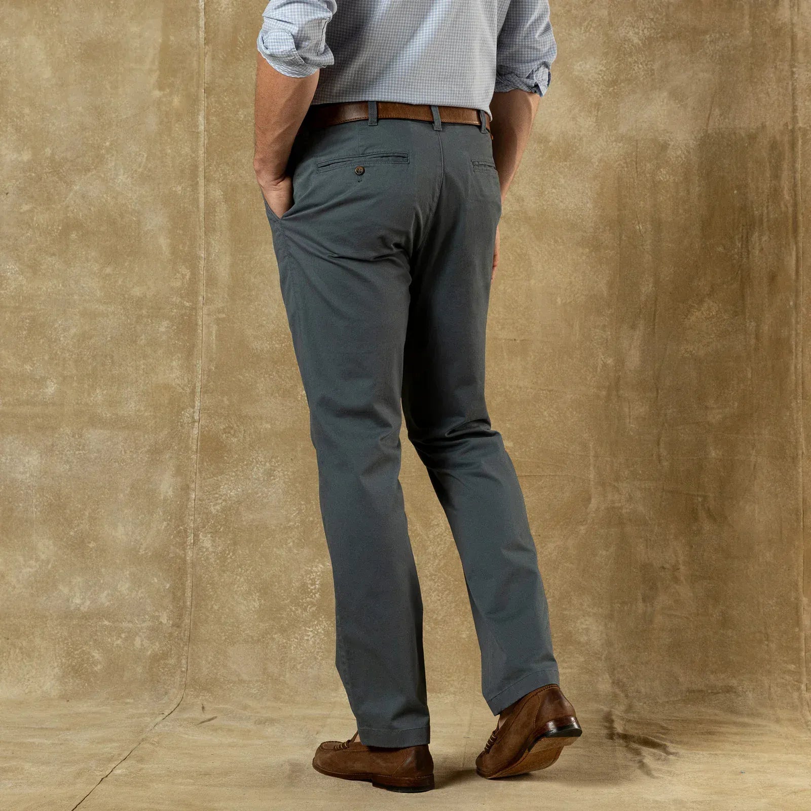 Duck Head Chinos Classic Fit Gold School Chino in Stormy Blue