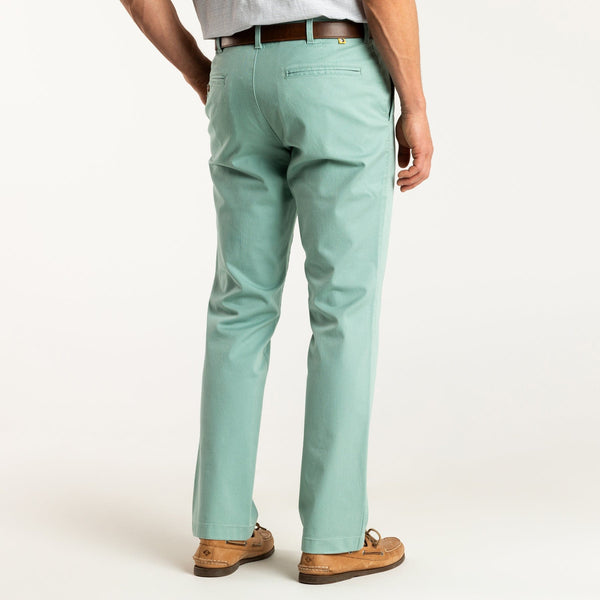 Duck Head Chinos Classic Fit Gold School Chino - Seaboard Green