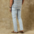 Duck Head Chinos Classic Fit Linen Gold School Chino in Heather Blue