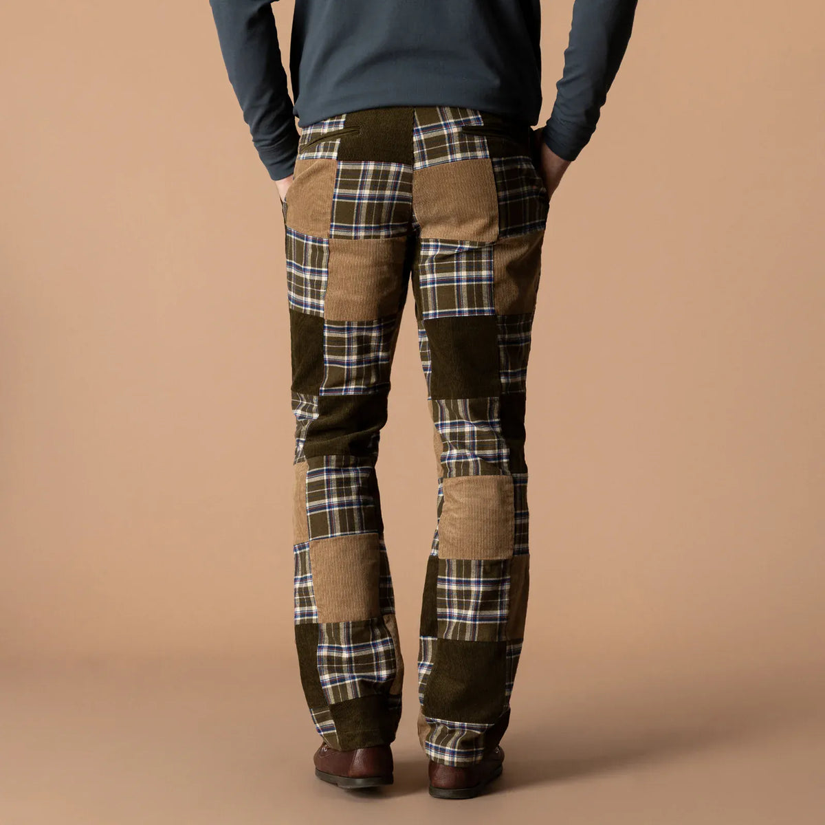 Duck Head Chinos Flannel Corduroy Patchwork Gold School Chino