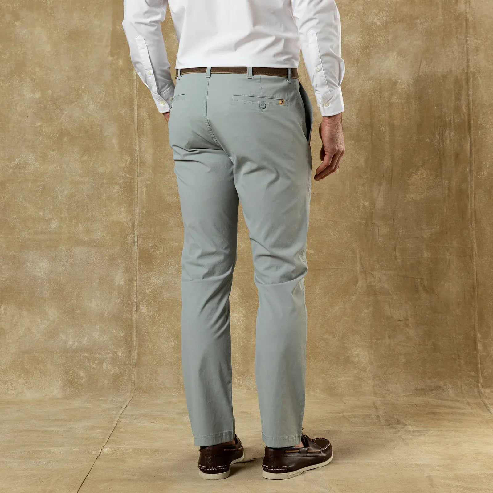 Duck Head Chinos Harbor Performance Chino in Quarry Grey