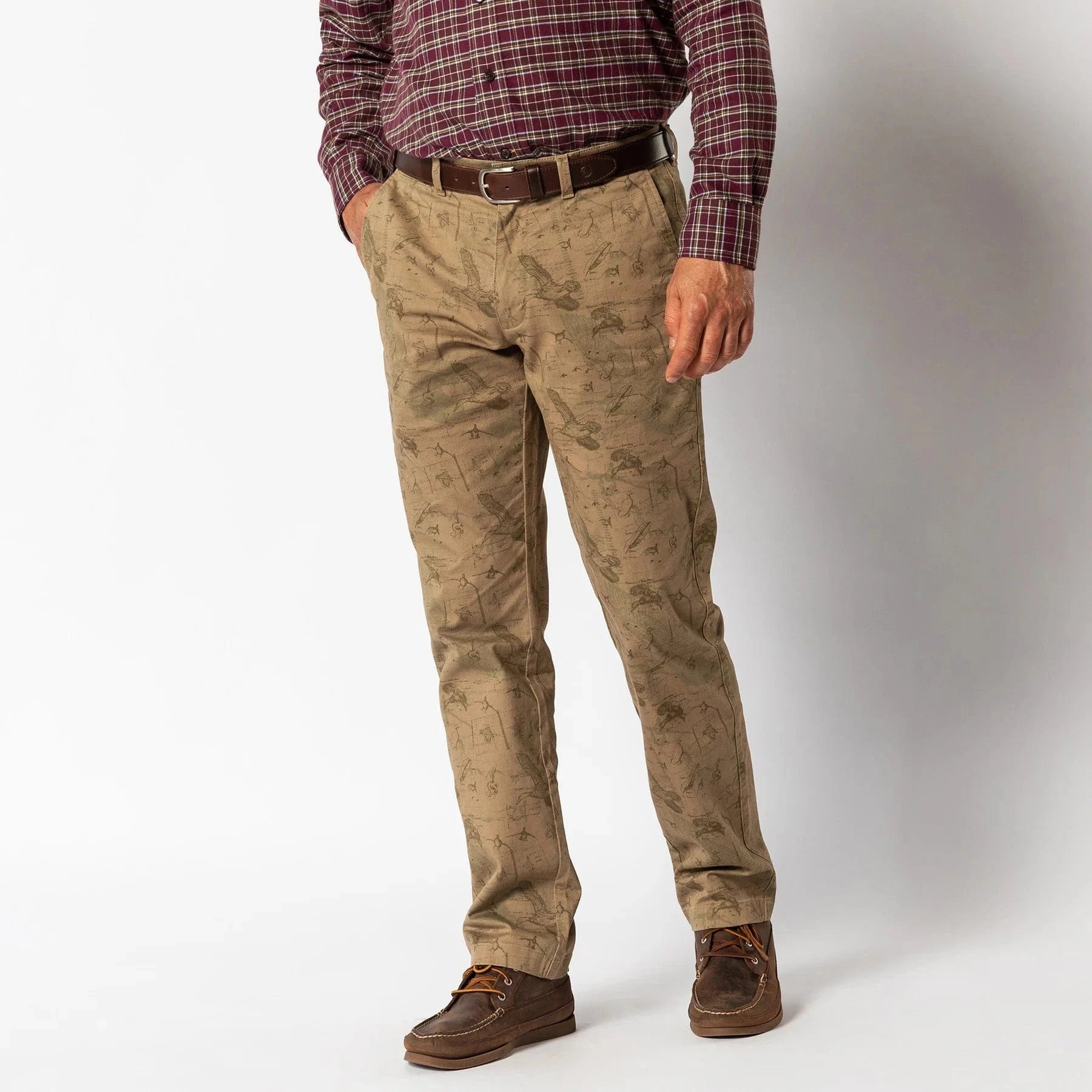 Duck Head Chinos Printed Classic Fit Gold School Chino