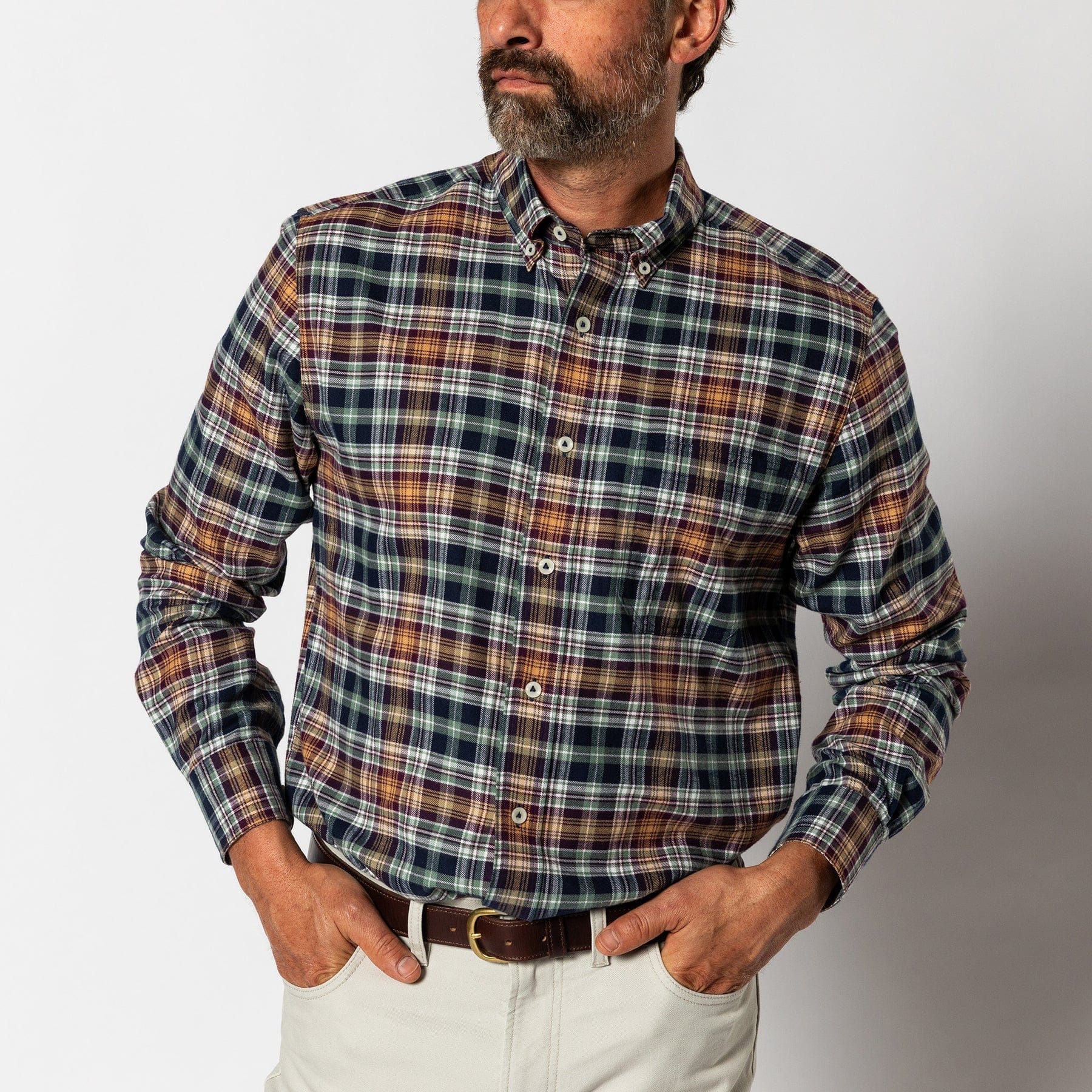Duck Head Flannels & Overshirts 418 / S Cotton Flannel Sport Shirt