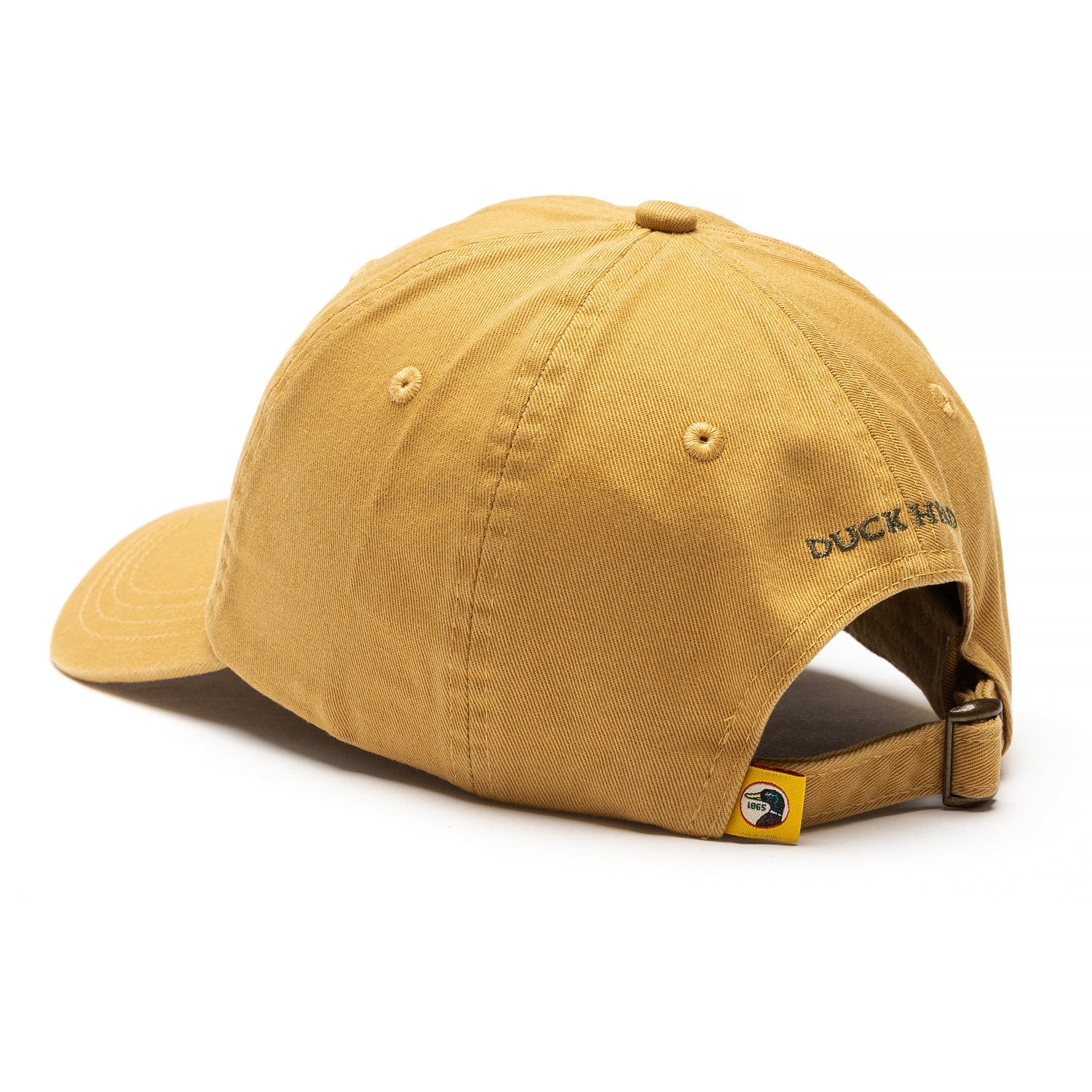 Duck Head Hats Circle Patch Twill Hat - Goldenrod