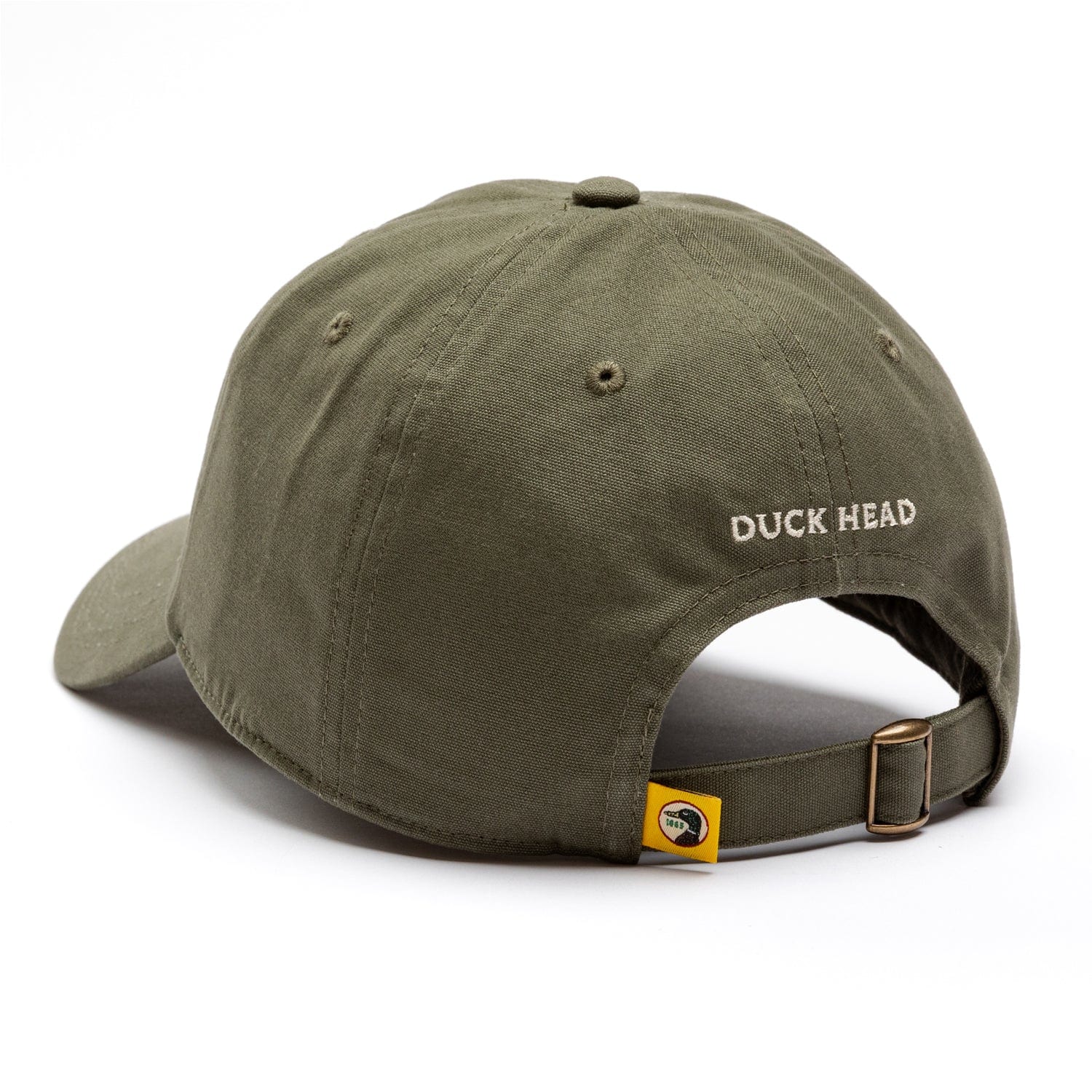 Duck Head Hats Duck Head Chinos Patch Canvas Hat - Dark Olive