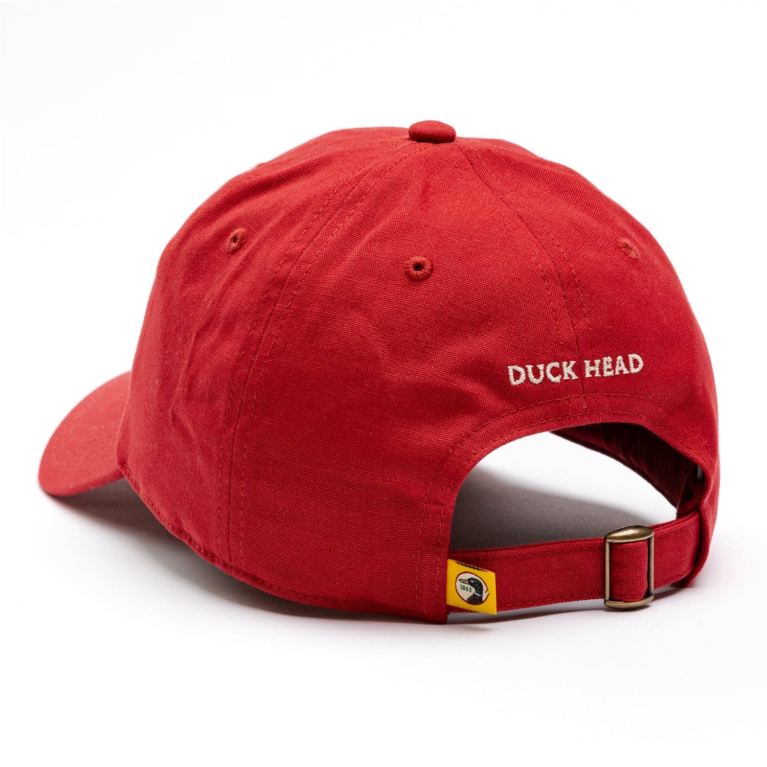 Duck Head Hats Duck Head Chinos Patch Canvas Hat - Red Ochre