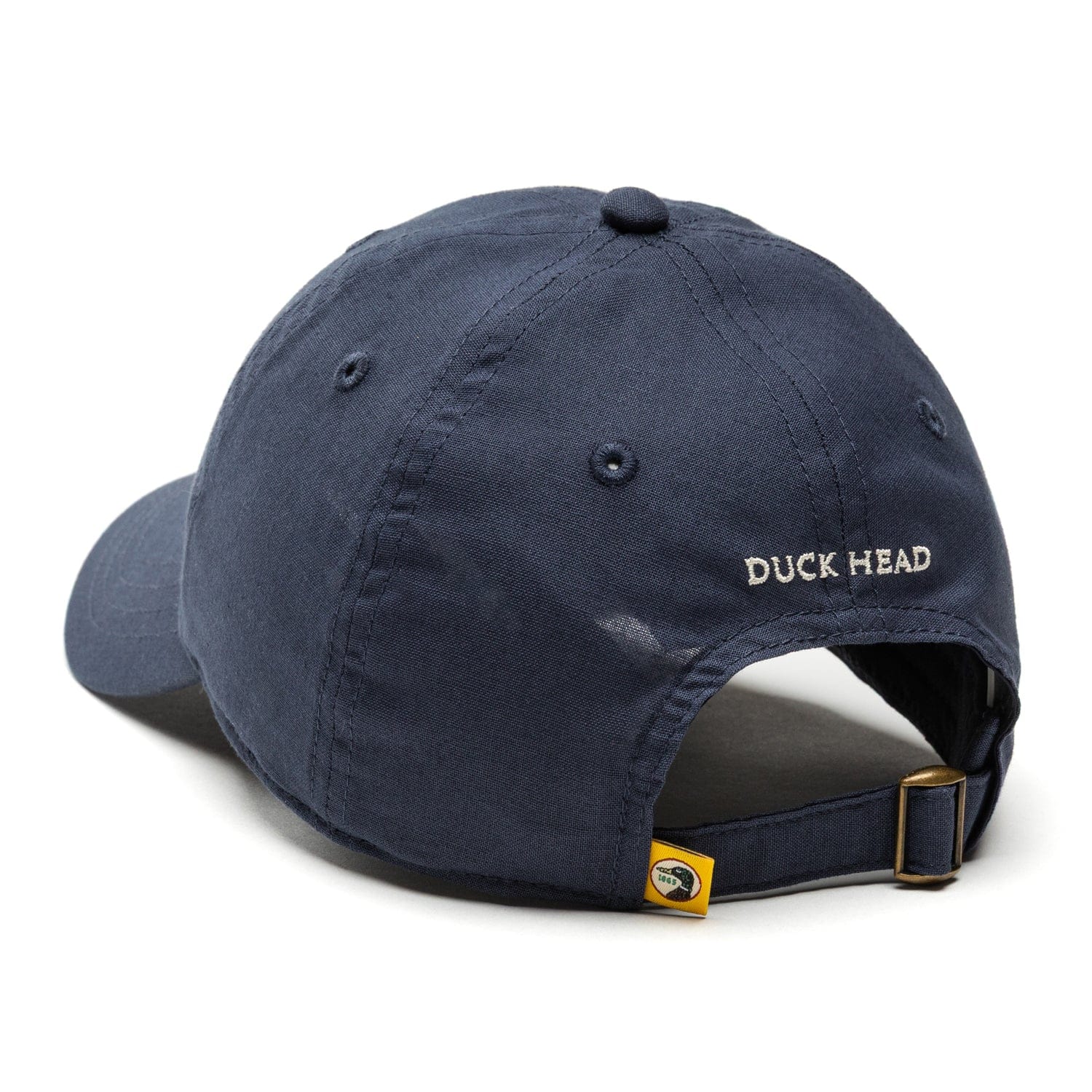 Duck Head Hats MALLARD BLUE (401) Circle Patch Cotton Linen Hat in Mallard Blue