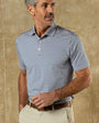 Duck Head Polos Long Drive Performance Polo in Blue Horizon