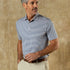 Duck Head Polos Long Drive Performance Polo in Blue Horizon