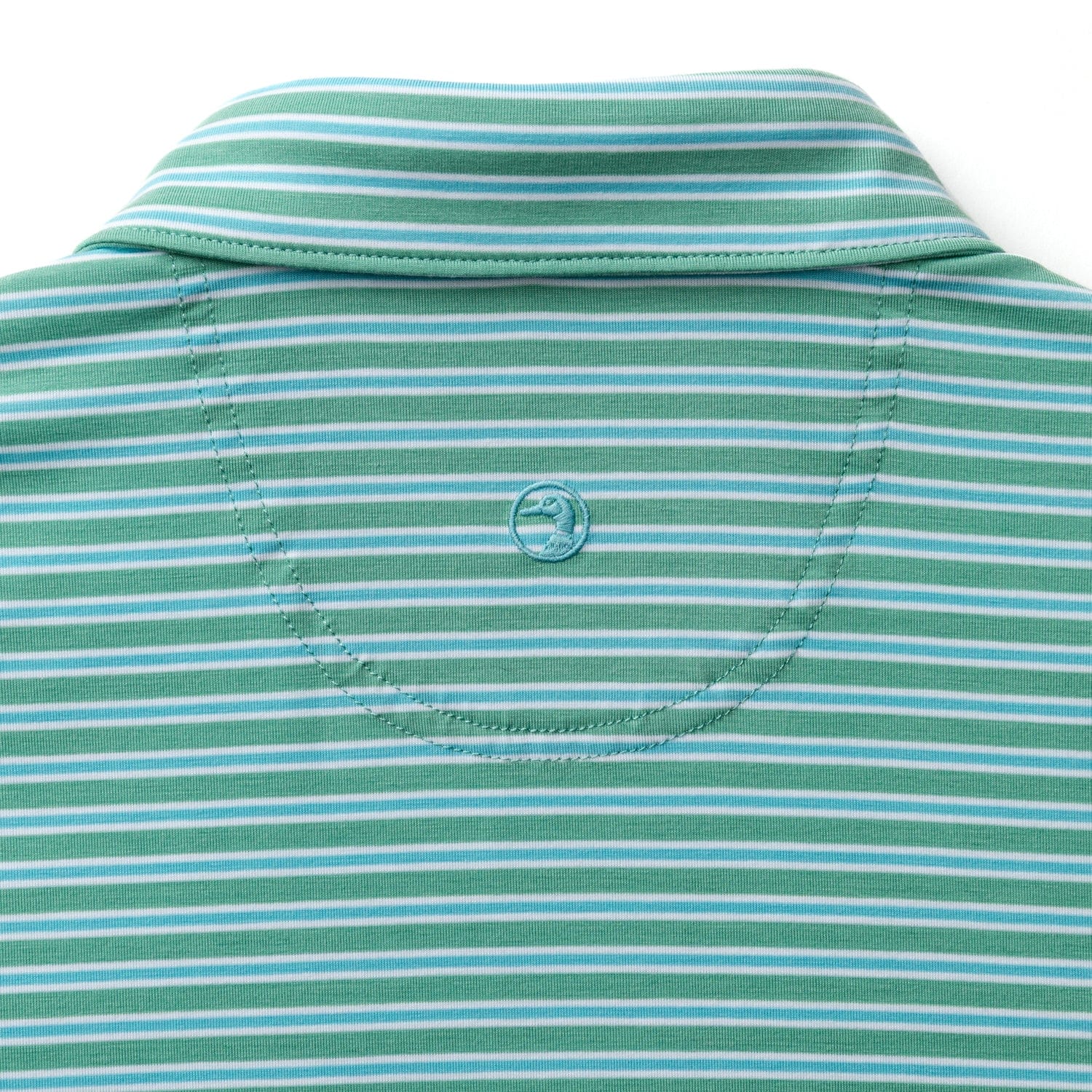 Duck Head Polos Summerford Performance Jersey Polo in Aspen Green