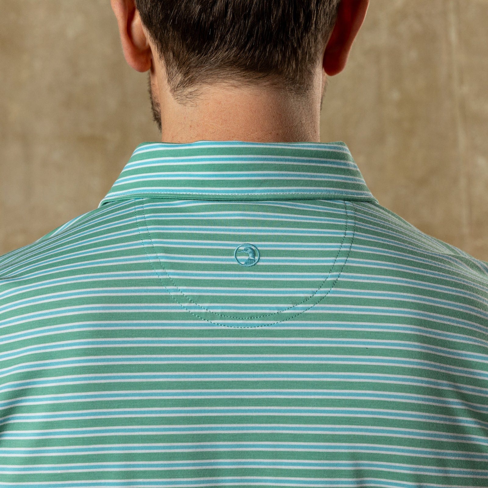 Duck Head Polos Summerford Performance Jersey Polo in Aspen Green