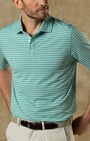 Duck Head Polos Summerford Performance Jersey Polo in Aspen Green