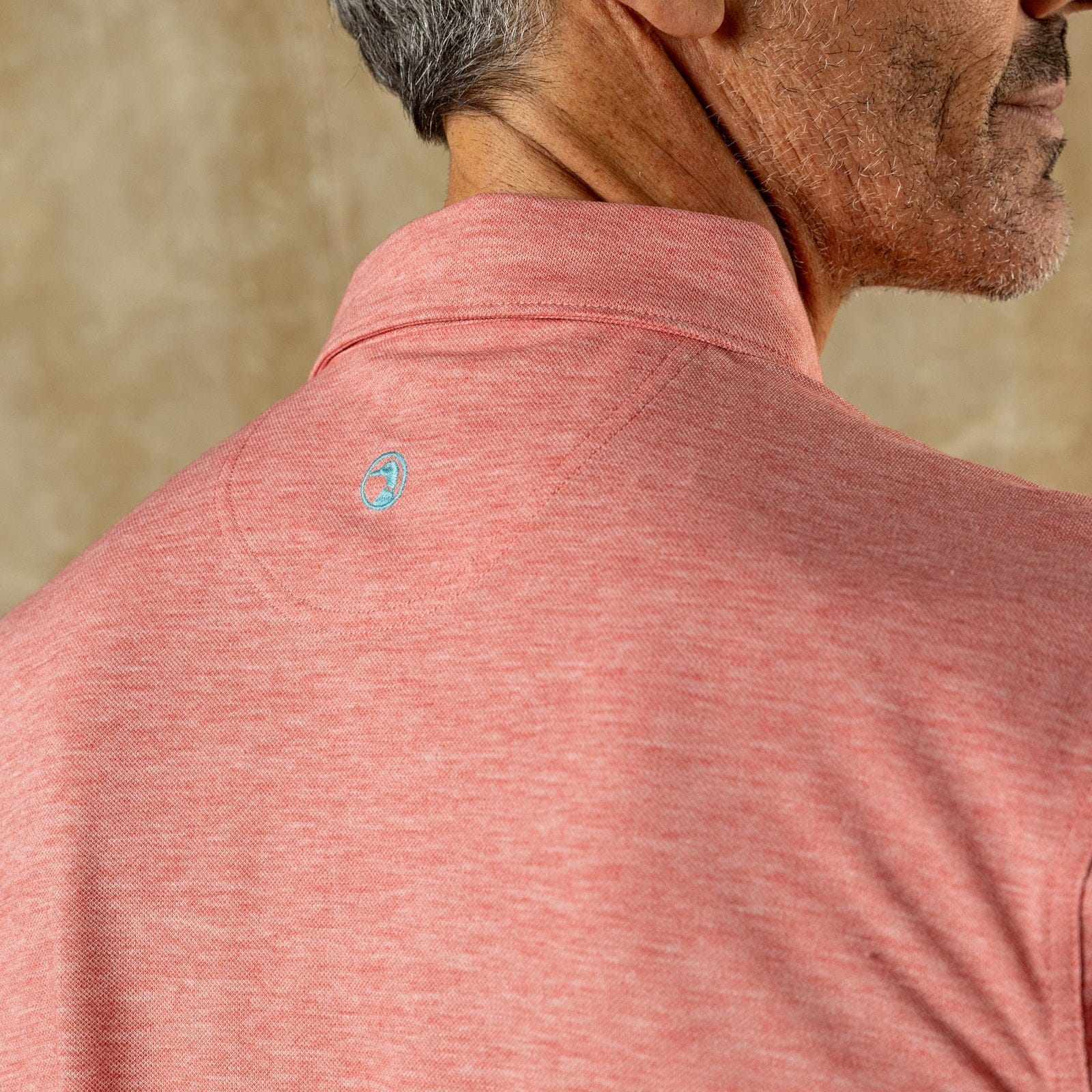 Duck Head Polos Summerford Performance Pique Polo in Classic Red Heather