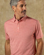 Duck Head Polos Summerford Performance Pique Polo in Classic Red Heather