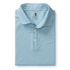 Duck Head Polos Windor Stripe Long Drive Performance Polo in Sunwashed Blue