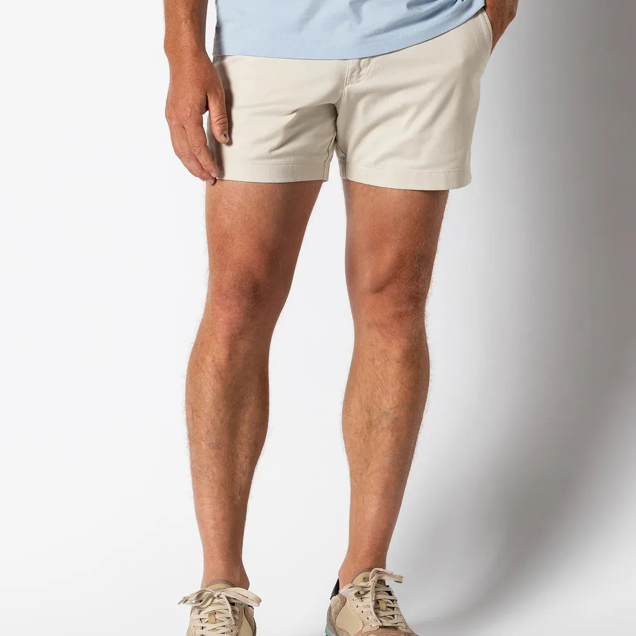 Duck Head Shorts 5" Gold School Chino Short in Stone