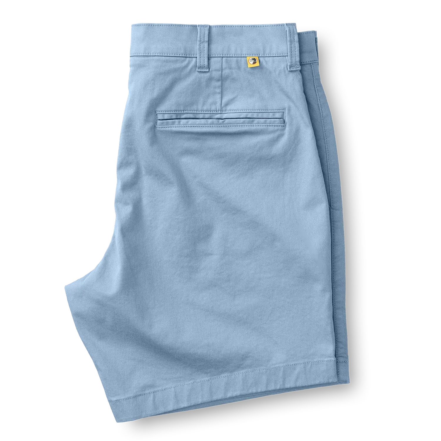 Duck Head Shorts 7" Gold School Chino Short in Chambray Blue