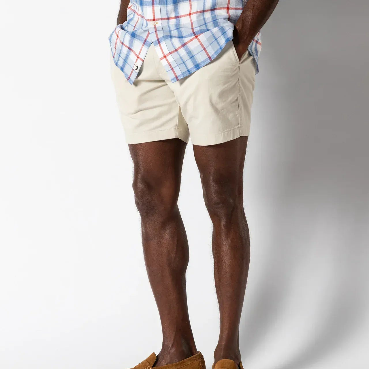 Duck Head Shorts 7" Gold School Chino Short in Stone